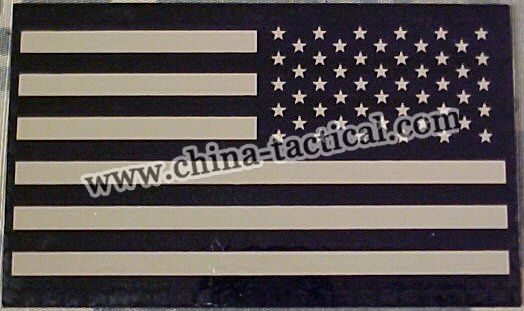 infrared-reverse-american-flag-tan-black-with-hook-fastener, JL-021