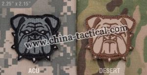 Small Bulldog Head Patch