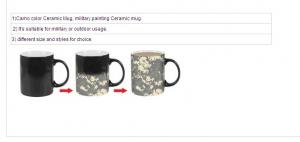 ARMY color change mug
